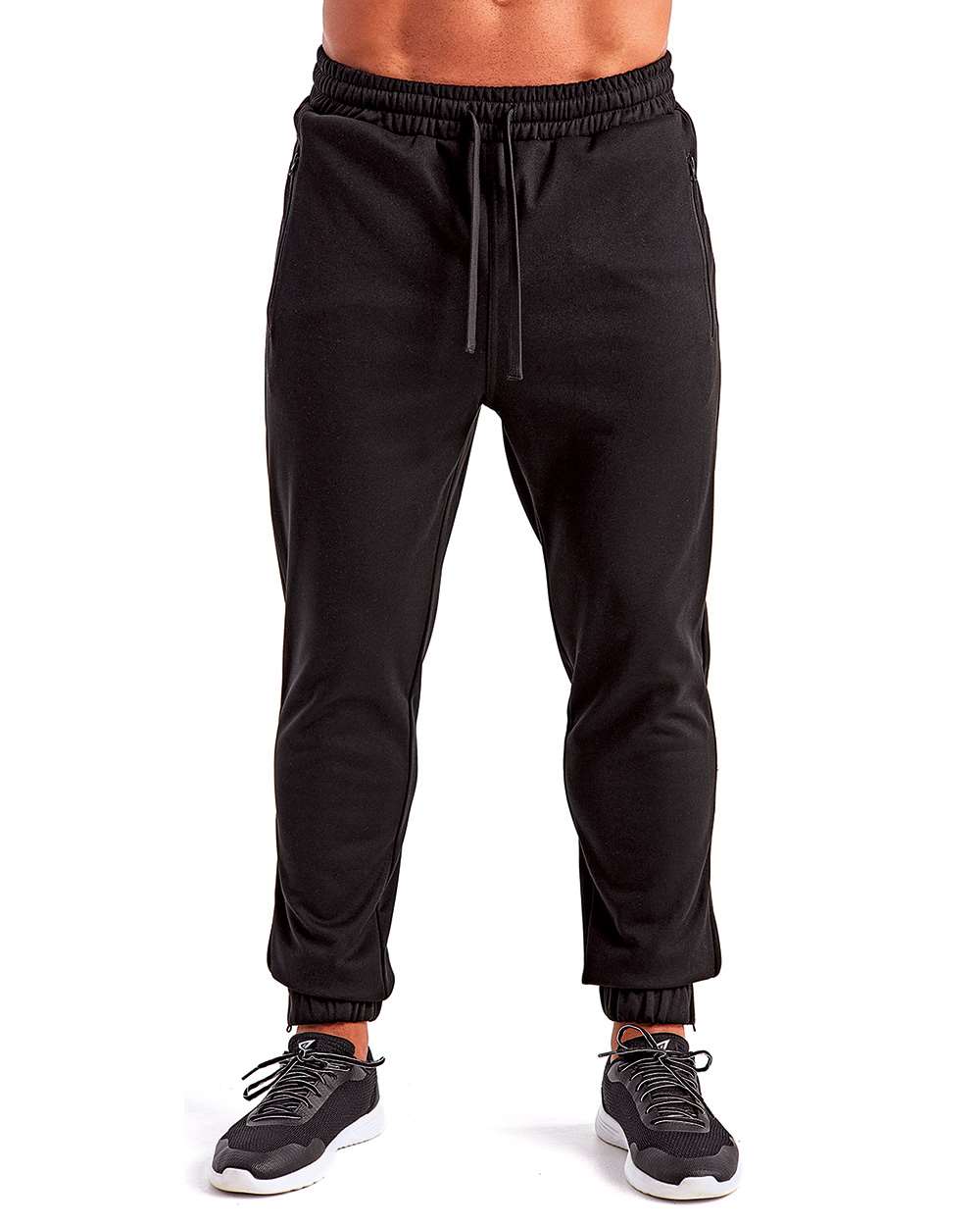 Men's Spun Dyed Joggers - OnModelFront - B859A2503 - Black