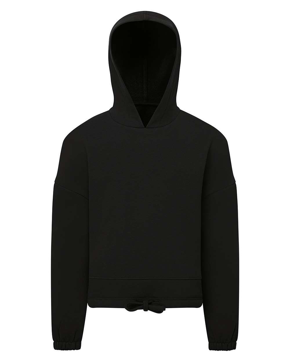 Youth Maria Hooded Sweatshirt - Front - B130A2503 - Black