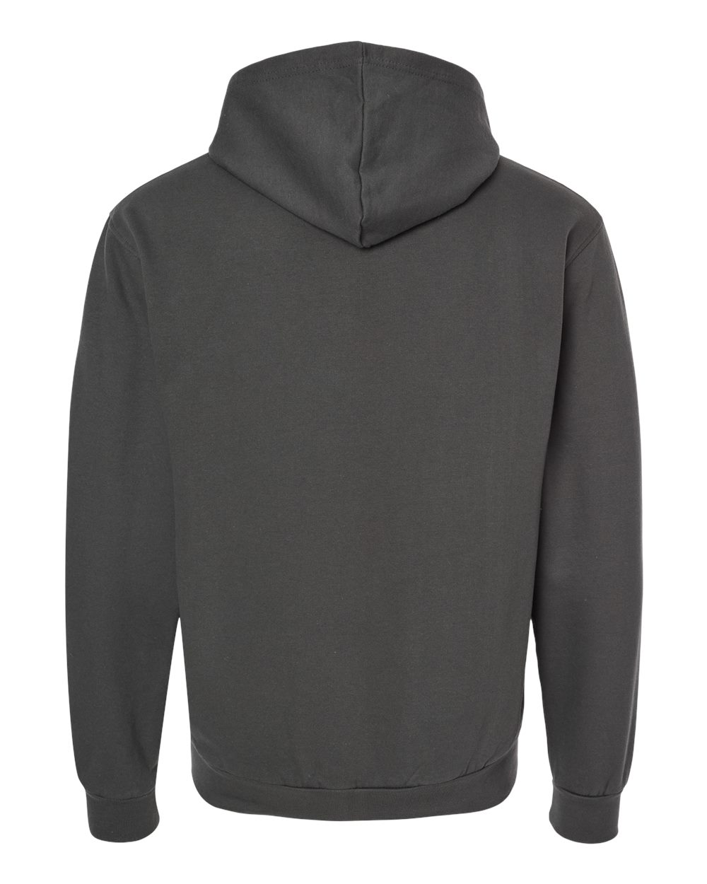 Unisex Full-Zip Hooded Sweatshirt - Back - B10359592 - Charcoal