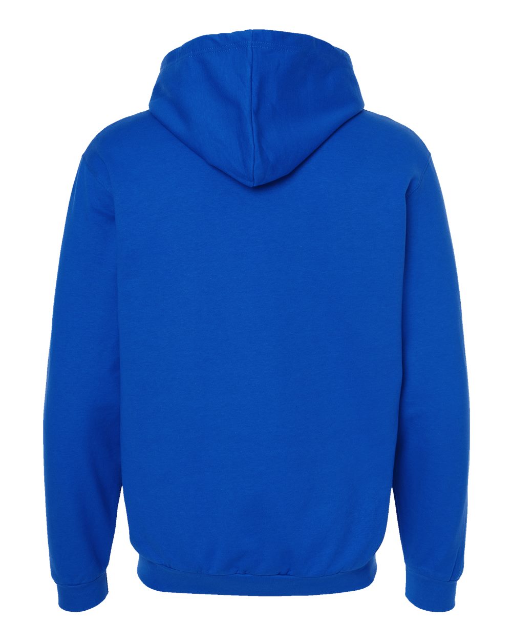 Unisex Full-Zip Hooded Sweatshirt - Back - B10359752 - Royal