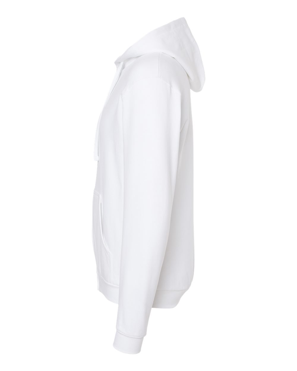 Unisex Full-Zip Hooded Sweatshirt - DirectSide - B10359002 - White