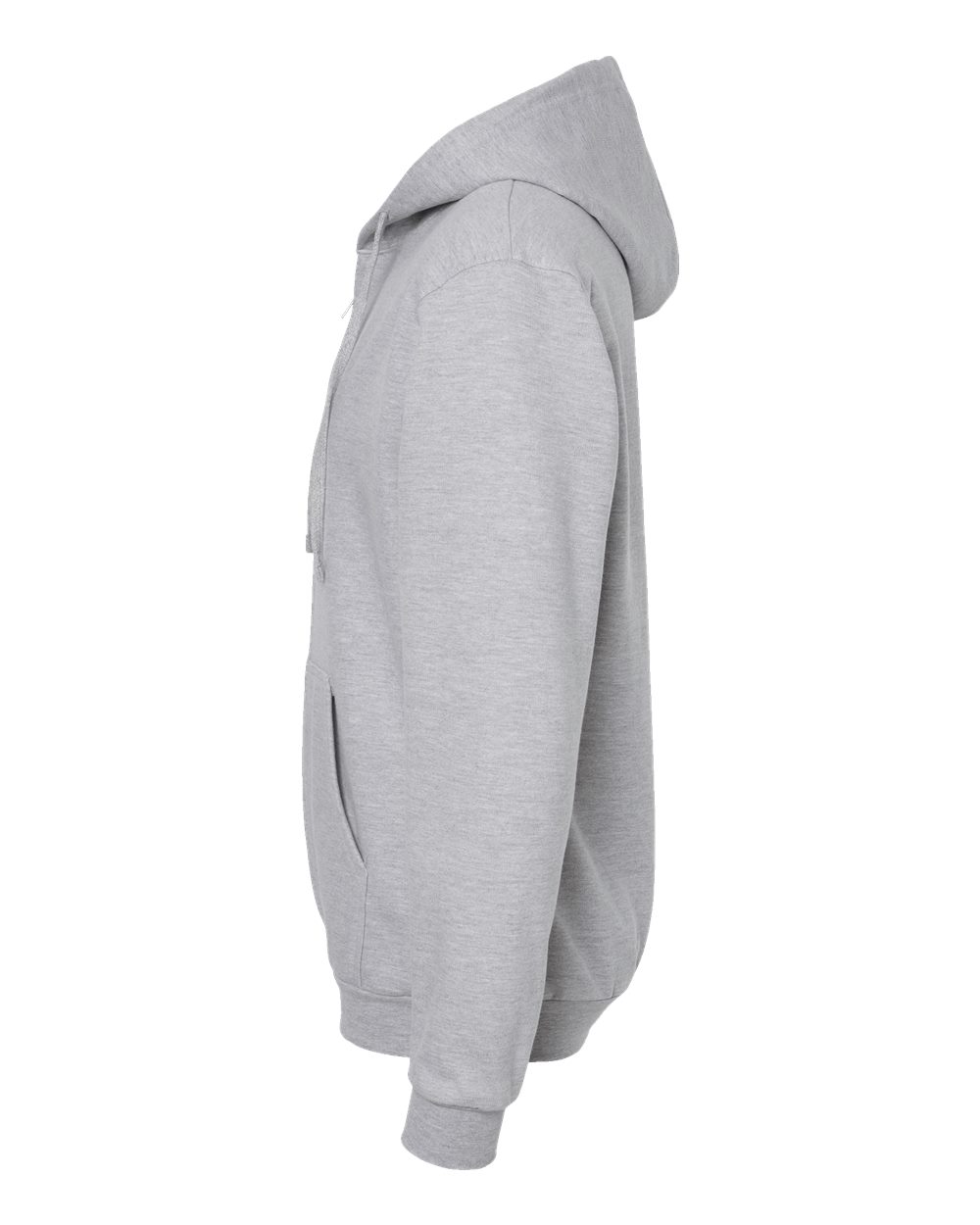 Unisex Full-Zip Hooded Sweatshirt - DirectSide - B10359092 - Heather Grey