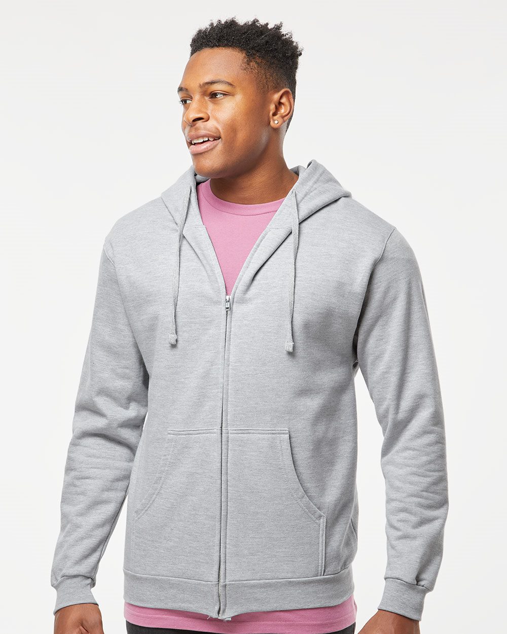 Unisex Full-Zip Hooded Sweatshirt - styleImage
