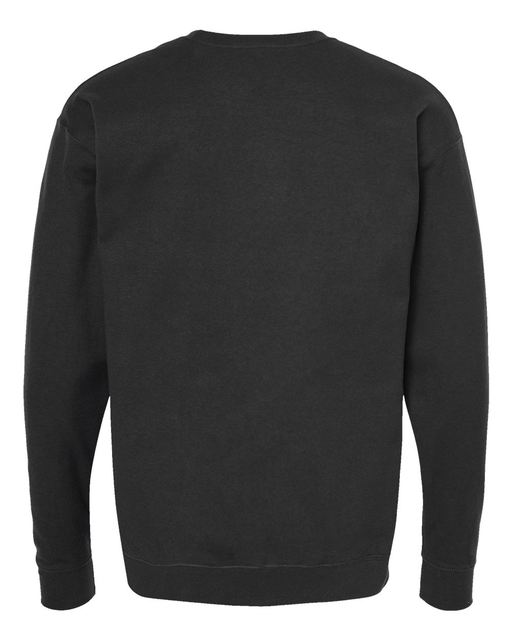 Unisex Fleece Crewneck Sweatshirt - Back - B10459502 - Black