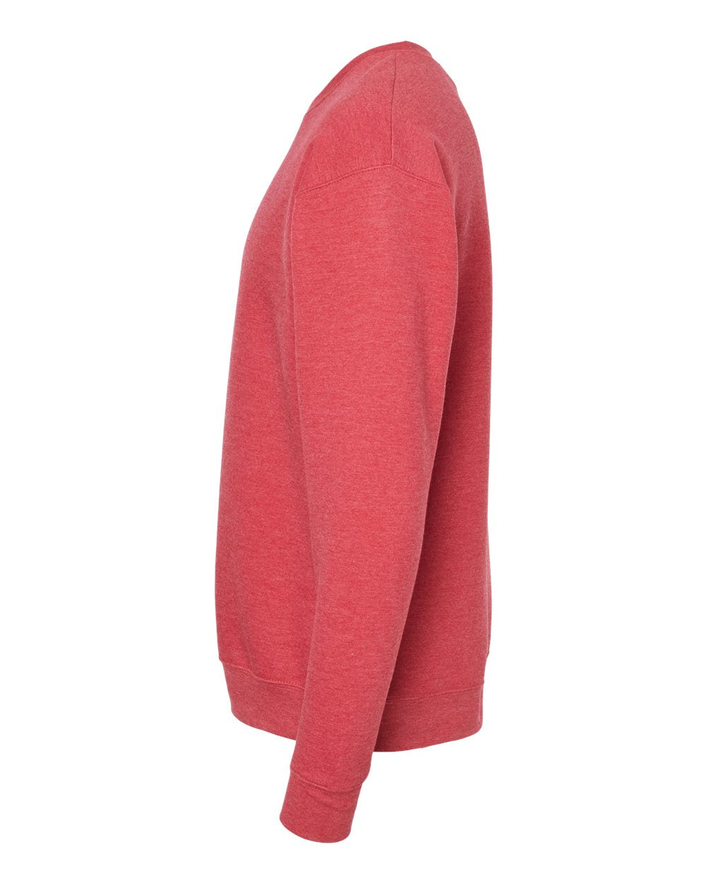 Unisex Fleece Crewneck Sweatshirt - DirectSide - B10459702 - Heather Red