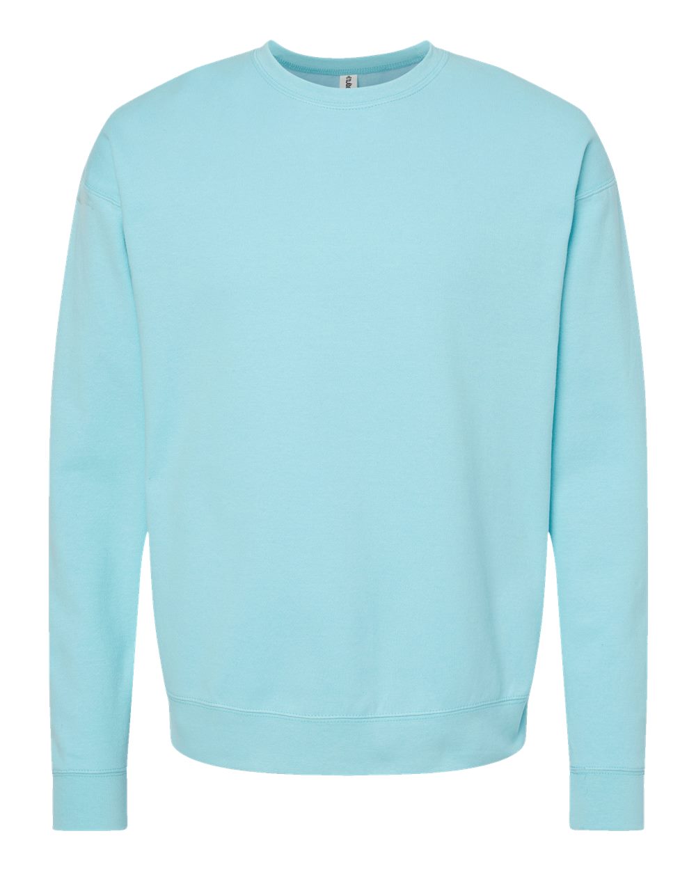 Unisex Fleece Crewneck Sweatshirt - Front - B10459122 - Purist Blue