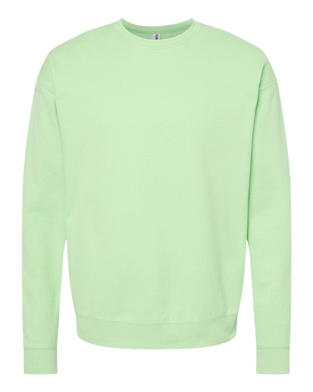 Unisex Fleece Crewneck Sweatshirt - Front - B10459172 - Neo Mint