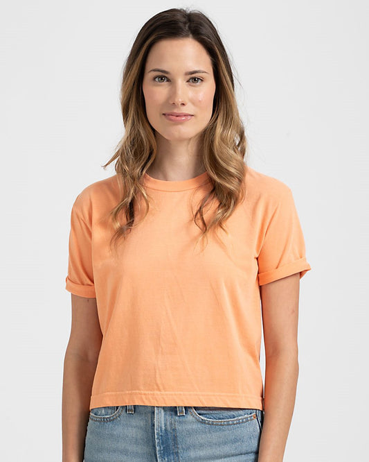 Women's Heritage Retro Crop Top - styleImage