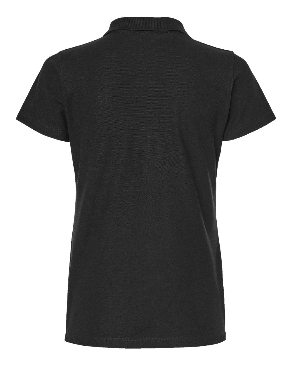 Women's 50/50 Sport Pique Polo - Back - B10659503 - Black