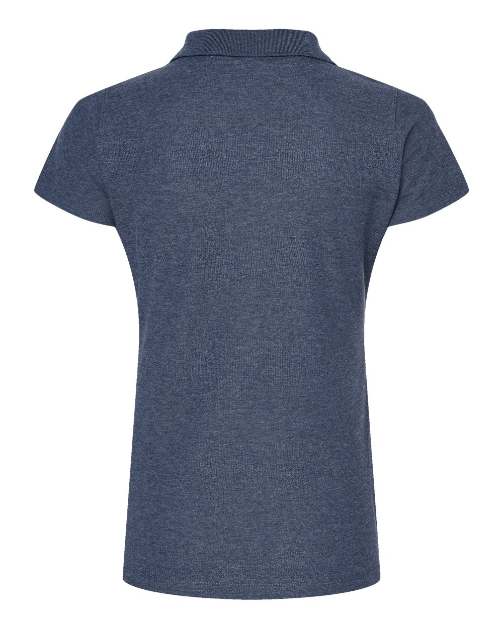 Women's 50/50 Sport Pique Polo - Back - B10659653 - Heather Navy