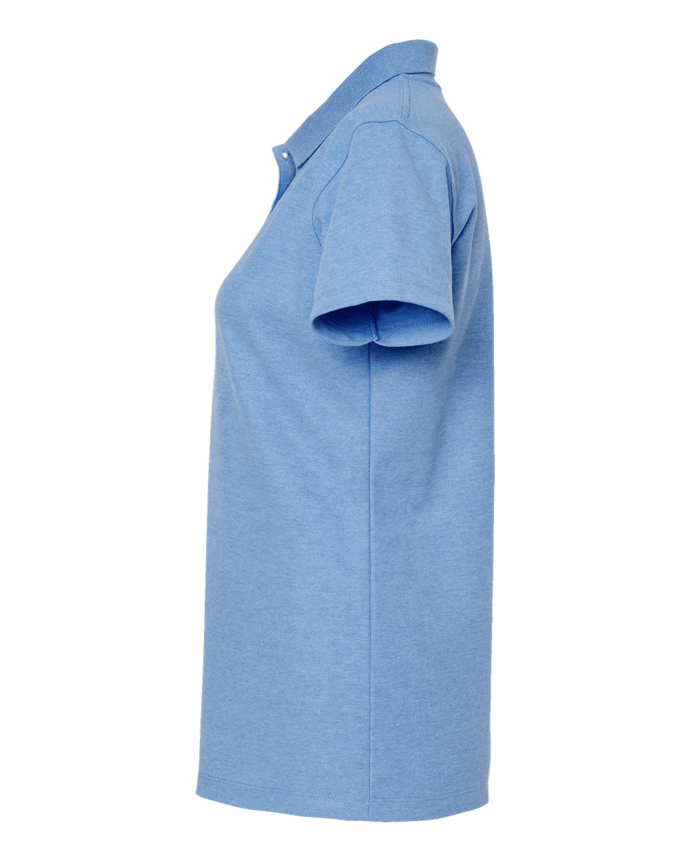 Women's 50/50 Sport Pique Polo - DirectSide - B10659253 - Heather Light Blue