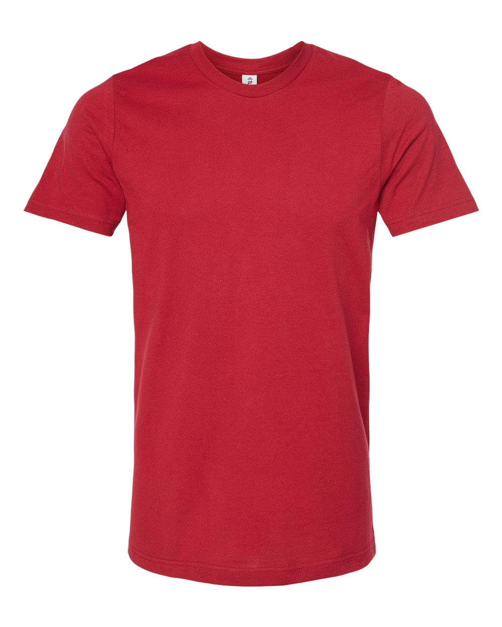 Men's Premium Cotton T-Shirt - Front - B10859103 - Cardinal