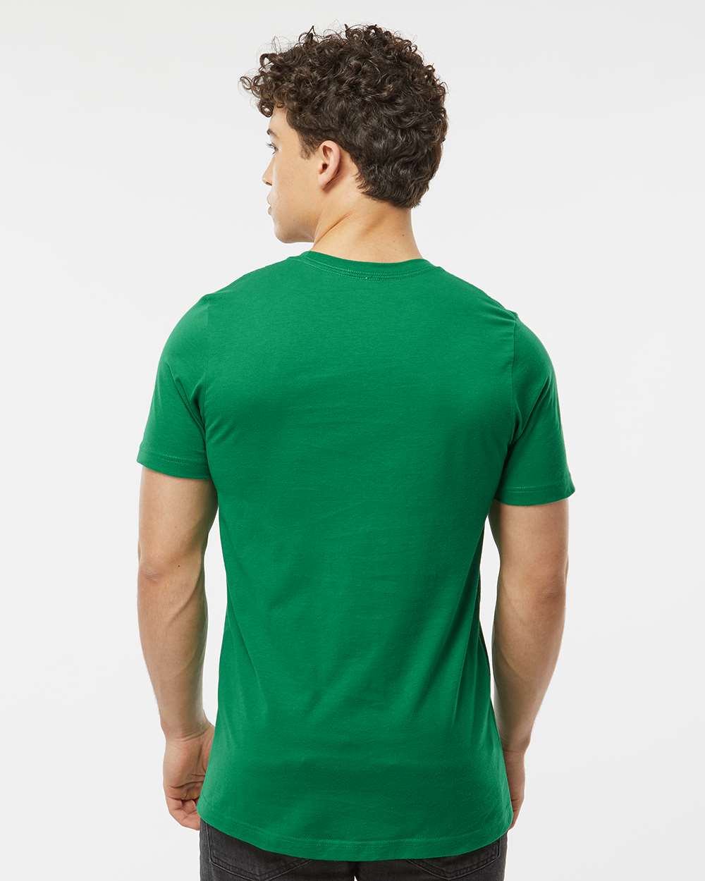 Men's Premium Cotton T-Shirt - OnModelBack - B10859602 - Kelly