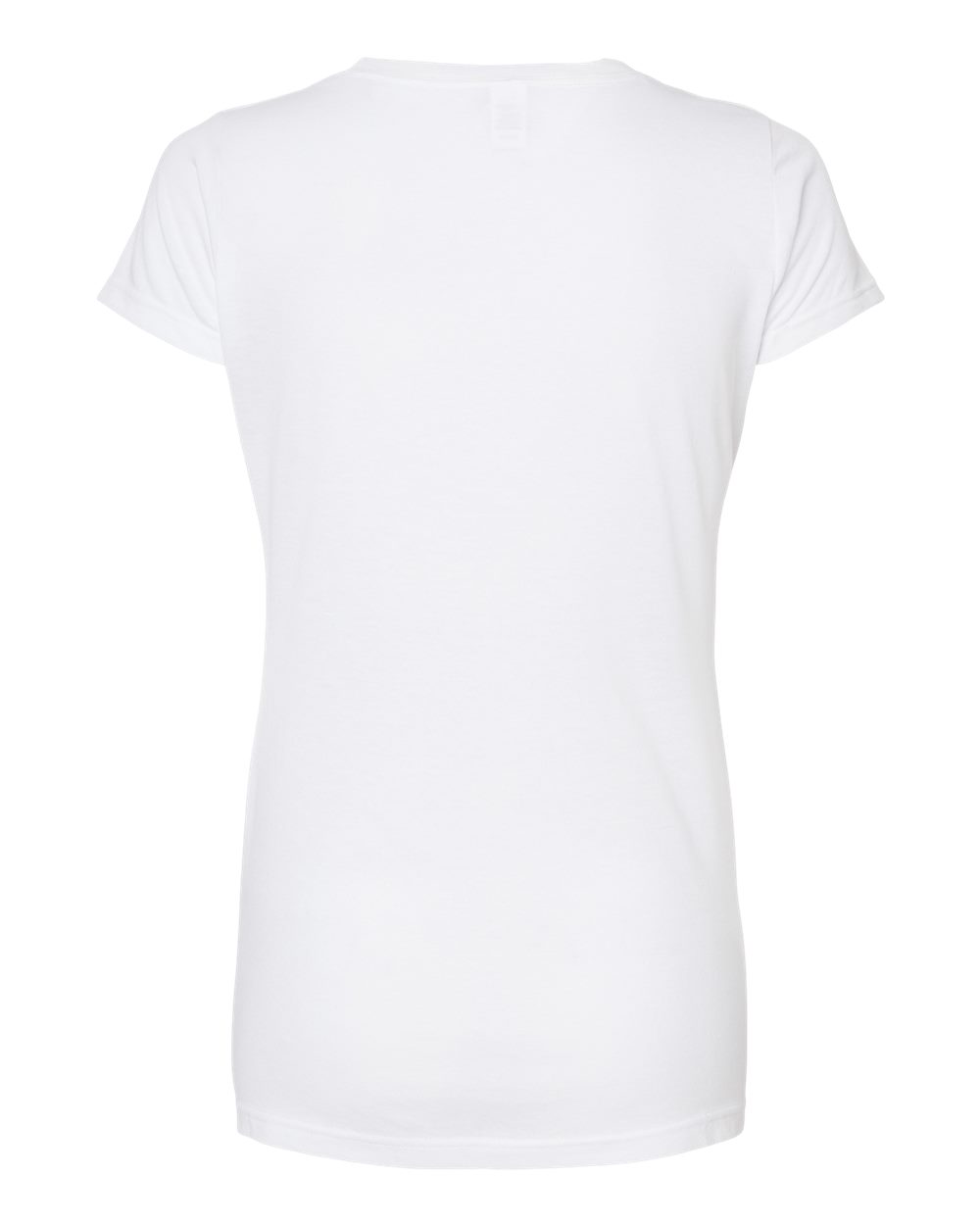 Women's Poly-Rich Scoop Neck T-Shirt - Back - B30159002 - White