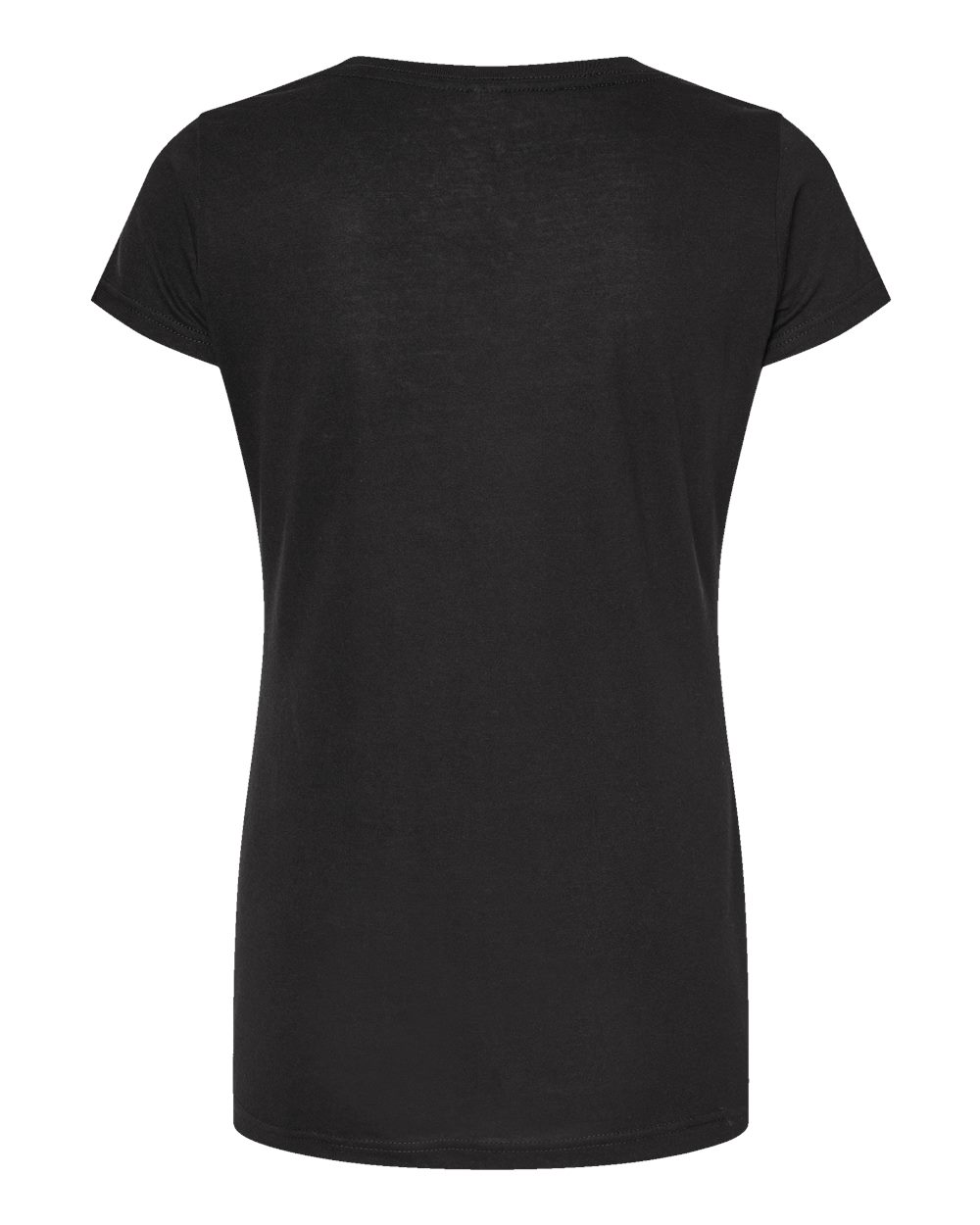 Women's Poly-Rich Scoop Neck T-Shirt - Back - B30159502 - Black