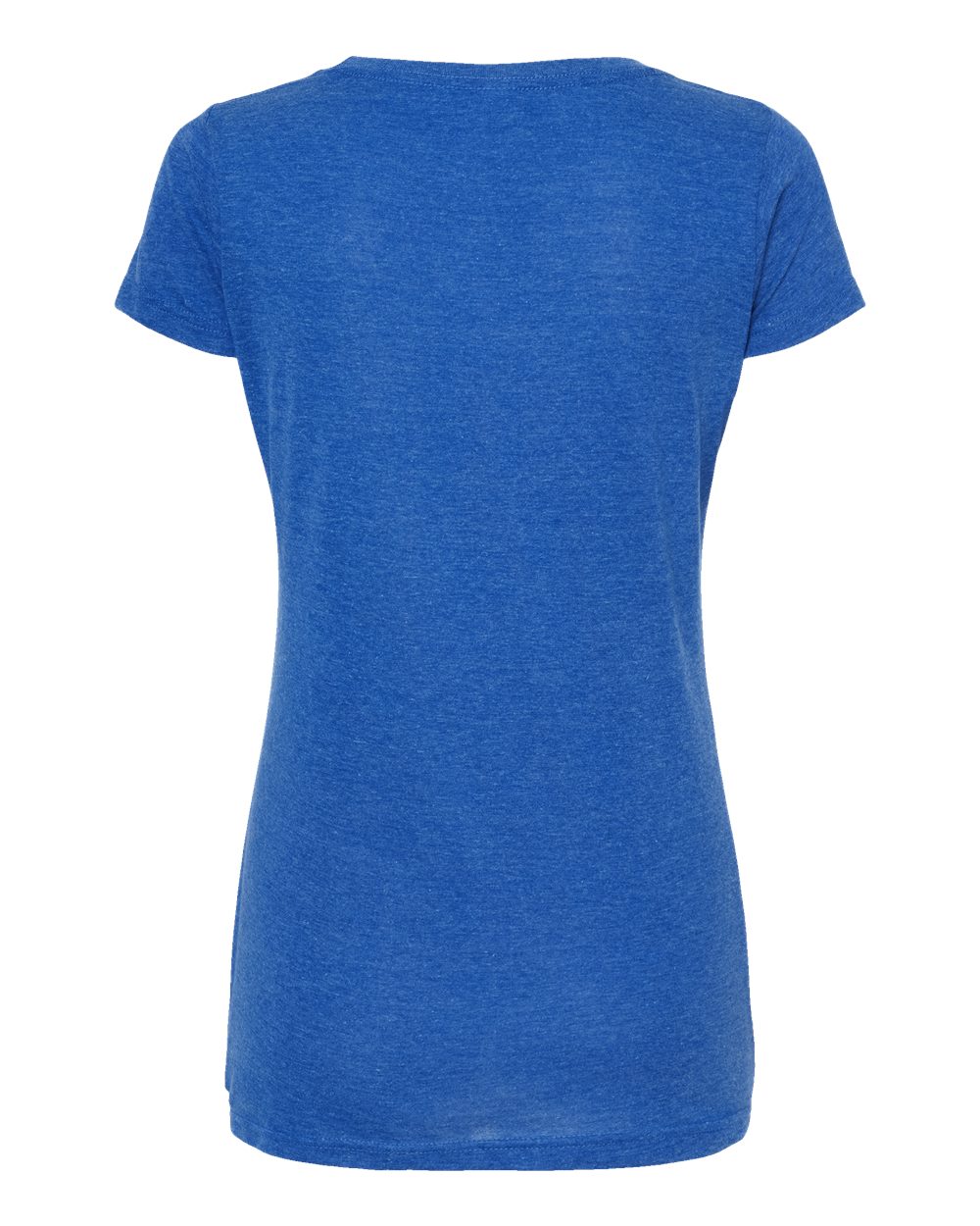 Women's Poly-Rich Scoop Neck T-Shirt - Back - B30159752 - Heather Royal