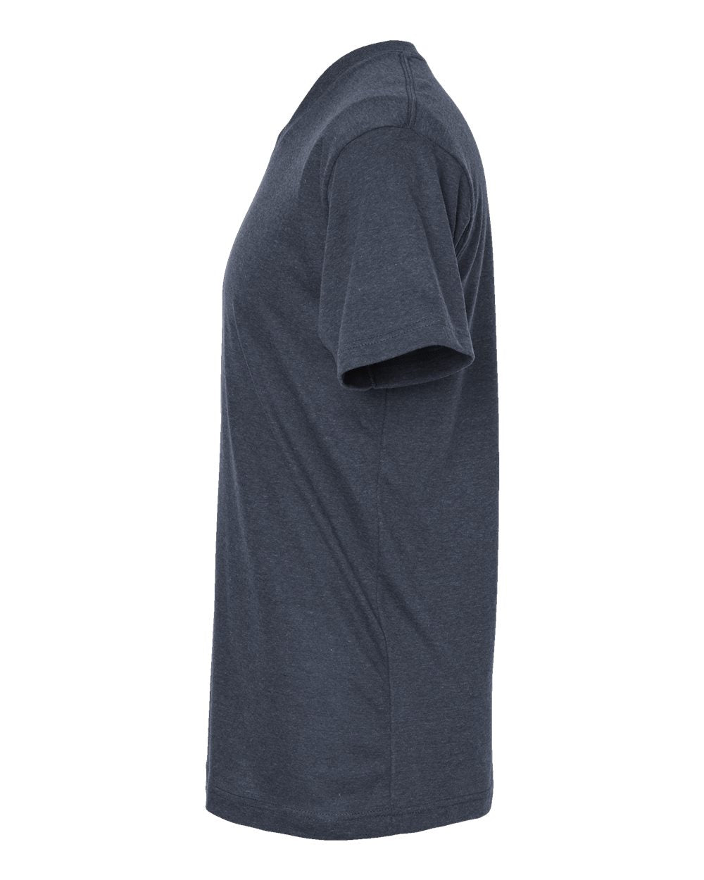 Men's Poly-Rich V-Neck T-Shirt - DirectSide - B20059652 - Heather Navy