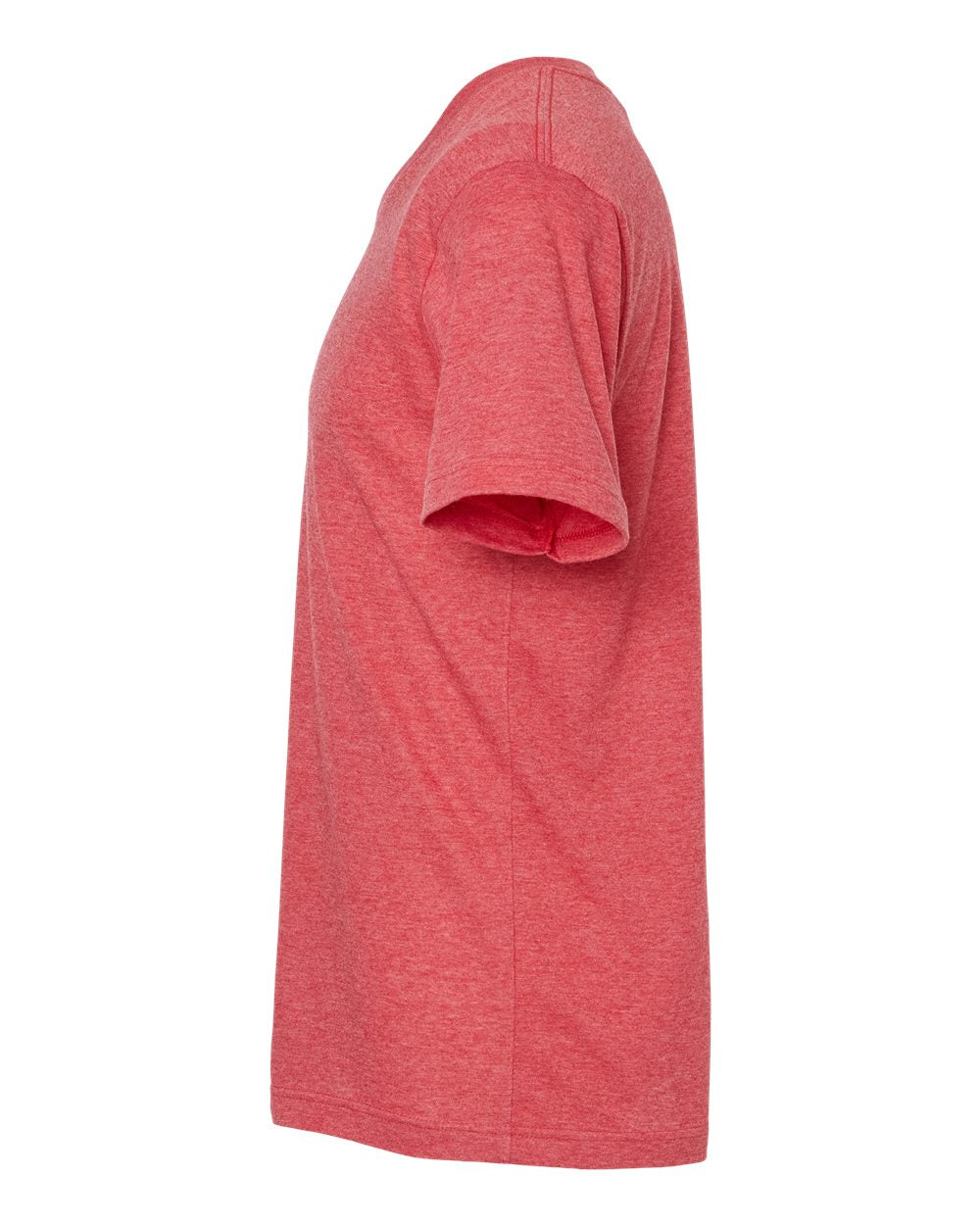 Men's Poly-Rich V-Neck T-Shirt - DirectSide - B20059702 - Heather Red