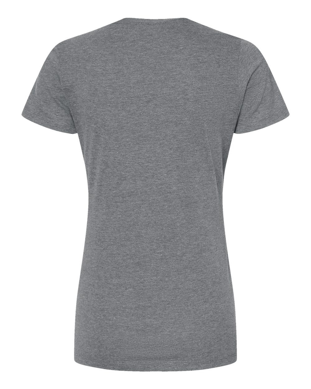 Women's Premium Cotton Blend T-Shirt - Back - B11159092 - Athletic Heather