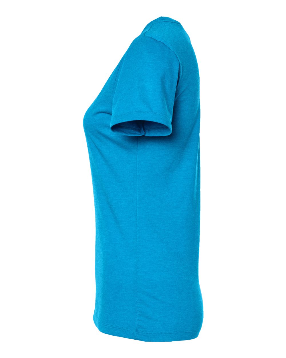 Women's Premium Cotton Blend T-Shirt - DirectSide - B11159192 - Turquoise Heather