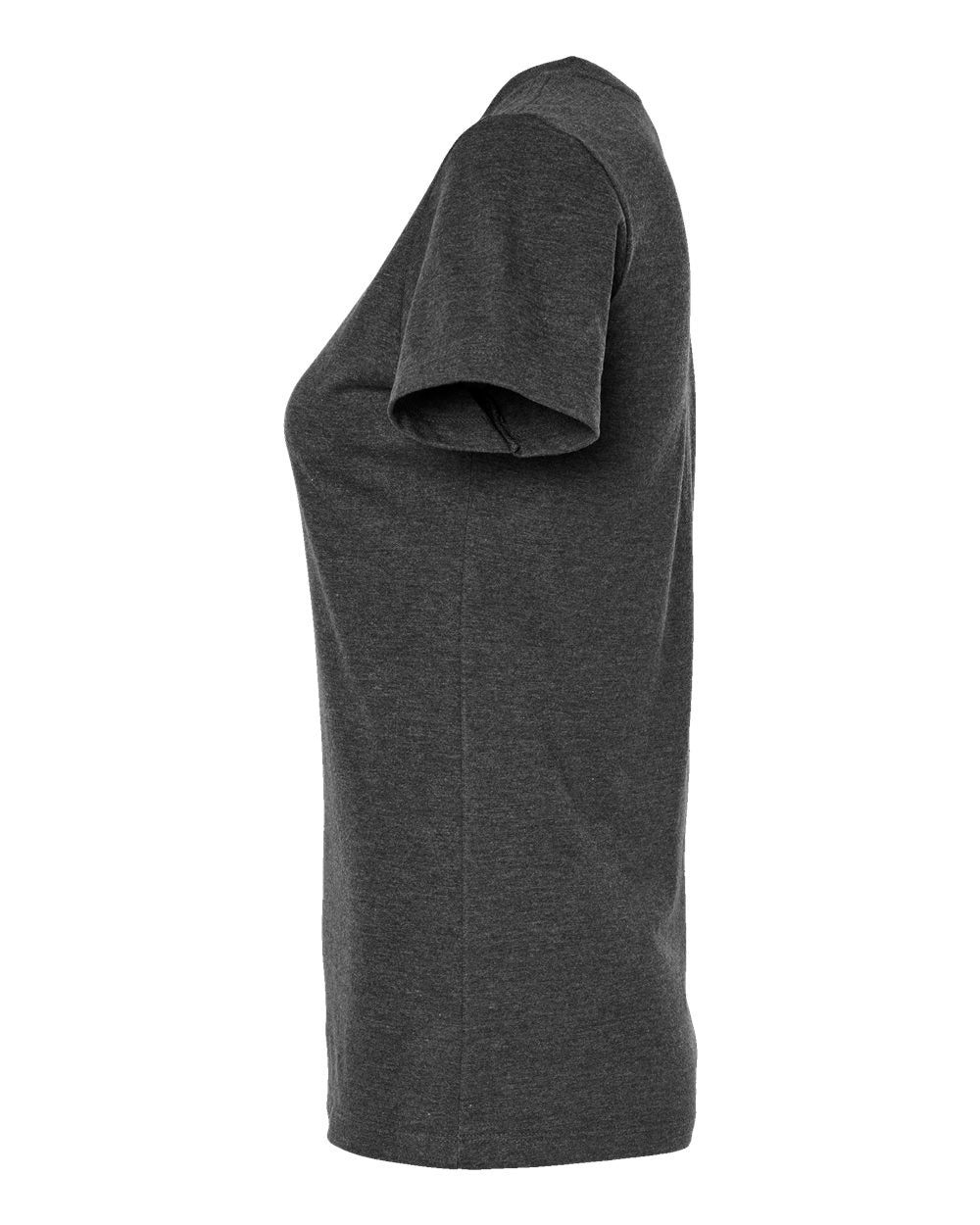 Women's Premium Cotton Blend T-Shirt - DirectSide - B11159502 - Black Heather