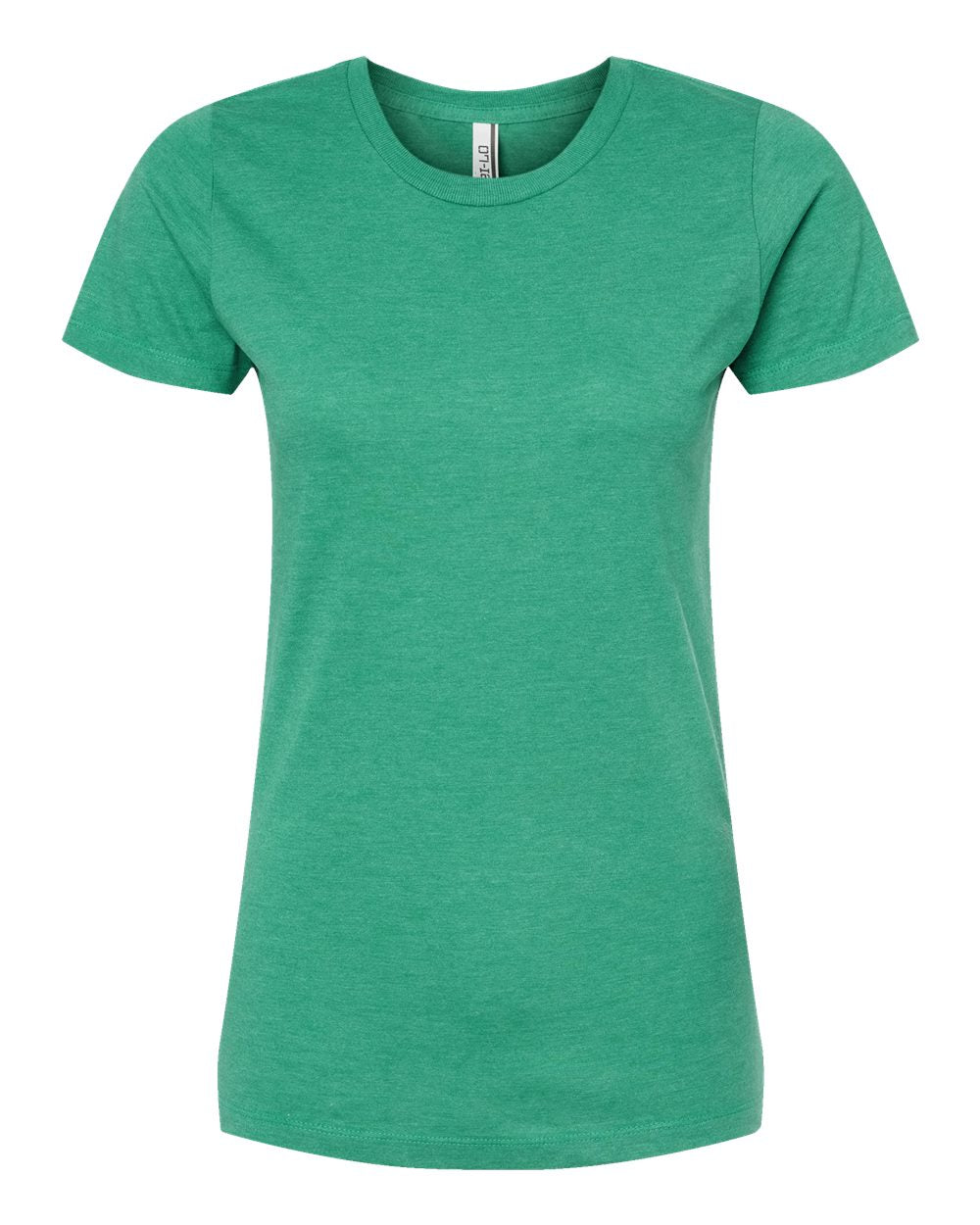 Women's Premium Cotton Blend T-Shirt - Front - B11159172 - Kelly Heather