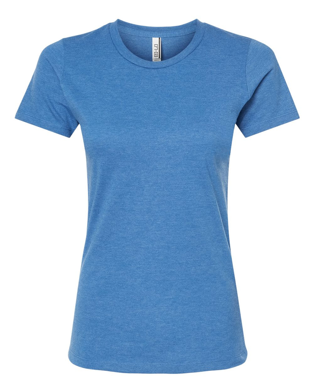 Women's Premium Cotton Blend T-Shirt - Front - B11159752 - Royal Heather