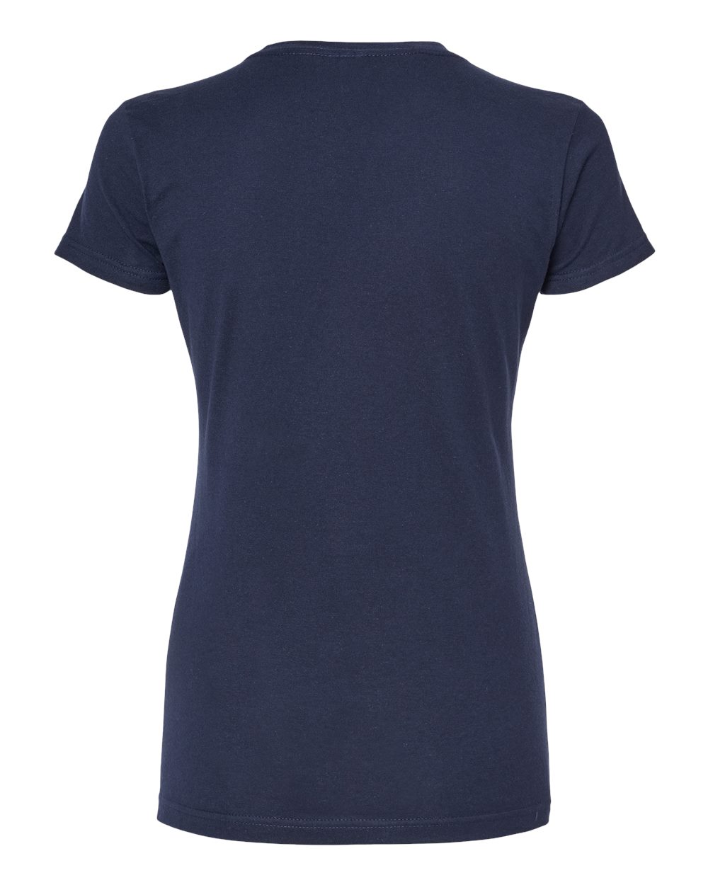 Women's Fine Jersey Slim Fit T-Shirt - Back - B20159652 - Navy