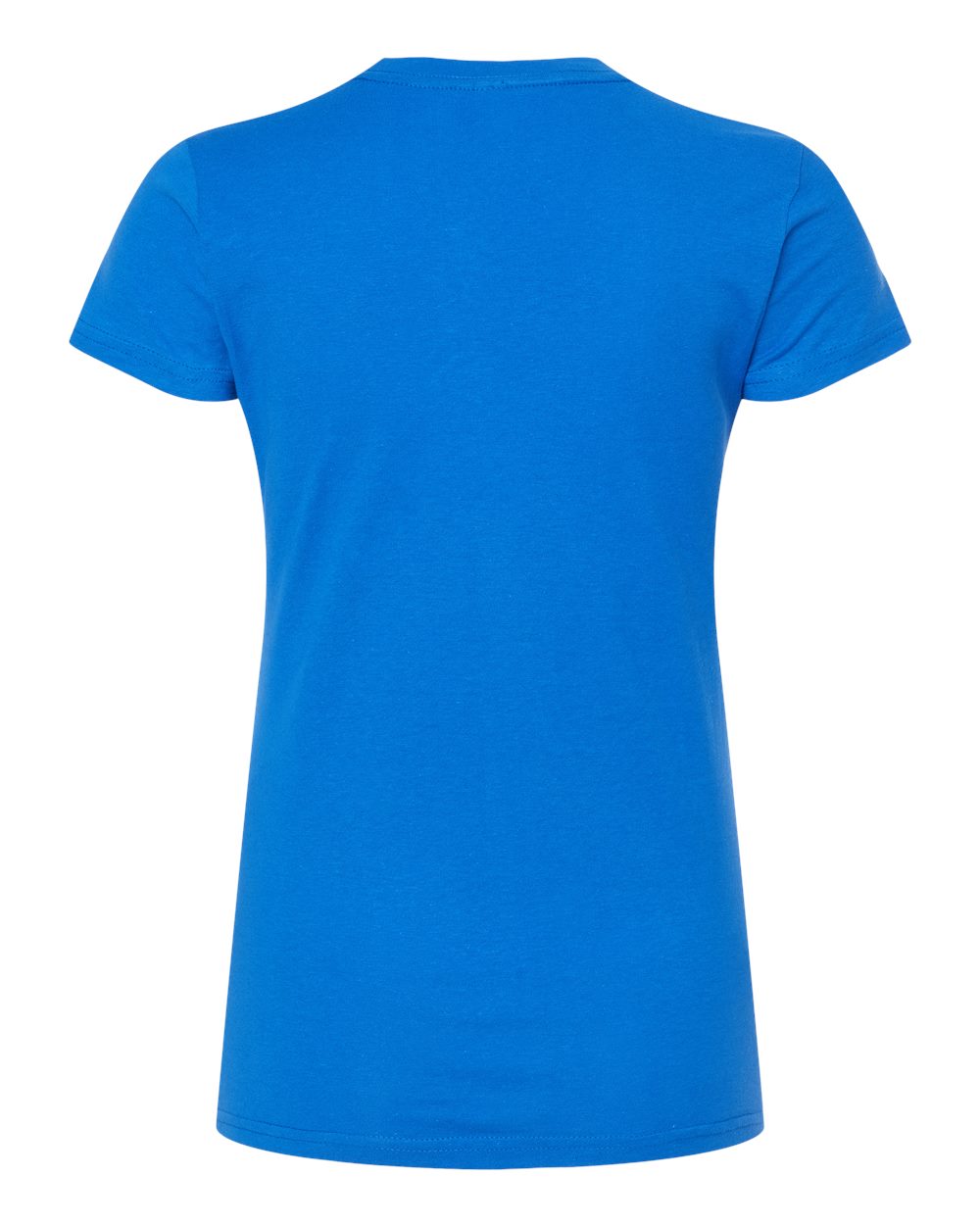 Women's Fine Jersey Slim Fit T-Shirt - Back - B20159752 - Royal