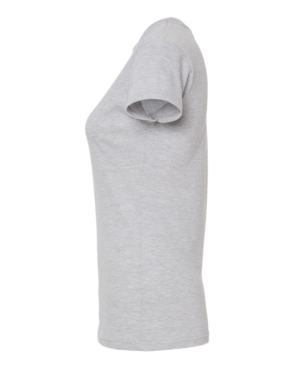 Women's Fine Jersey Slim Fit T-Shirt - DirectSide - B20159102 - Heather Grey