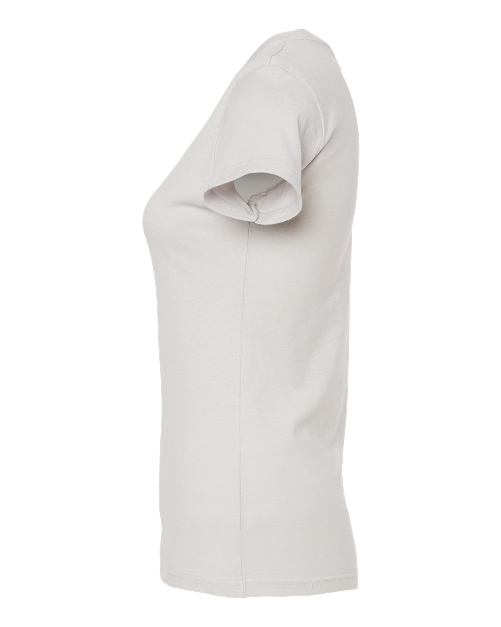 Women's Fine Jersey Slim Fit T-Shirt - DirectSide - B20159352 - Silver