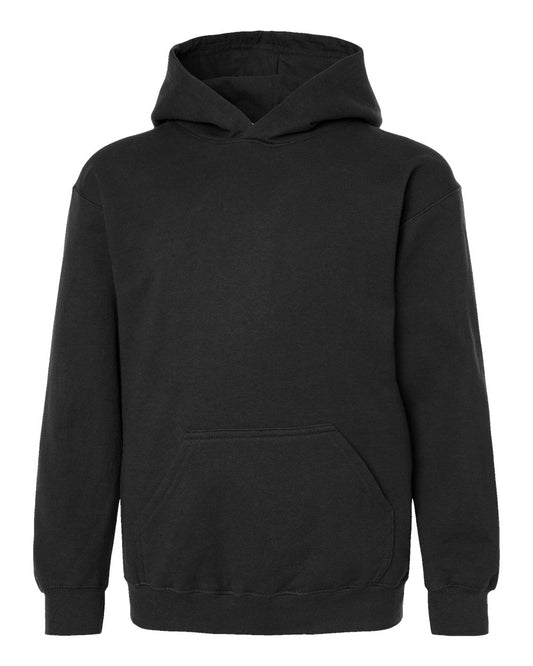 Youth Hooded Sweatshirt - Front - B40259502 - Black