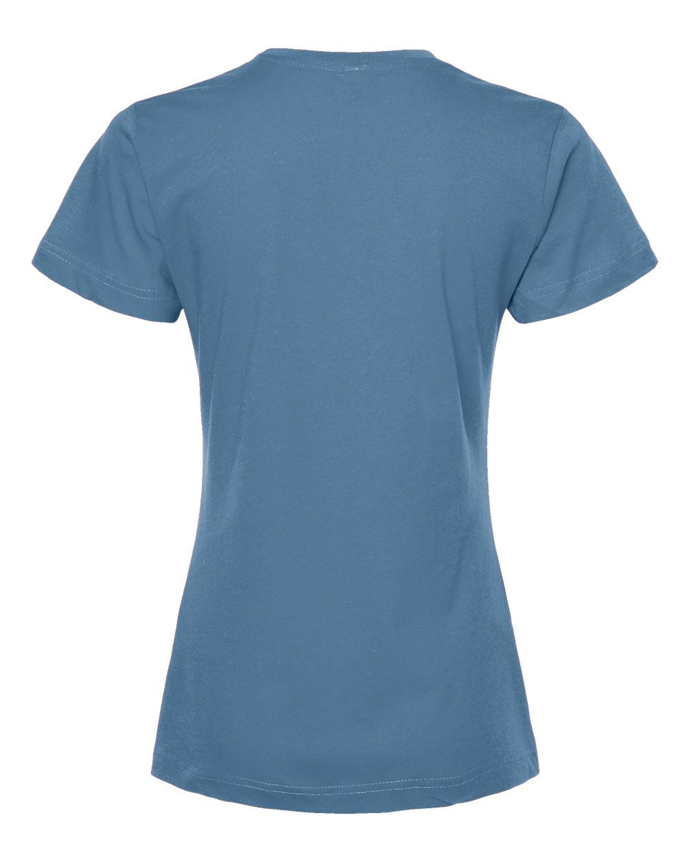 Women's Fine Jersey Classic Fit T-Shirt - Back - B20359053 - Slate