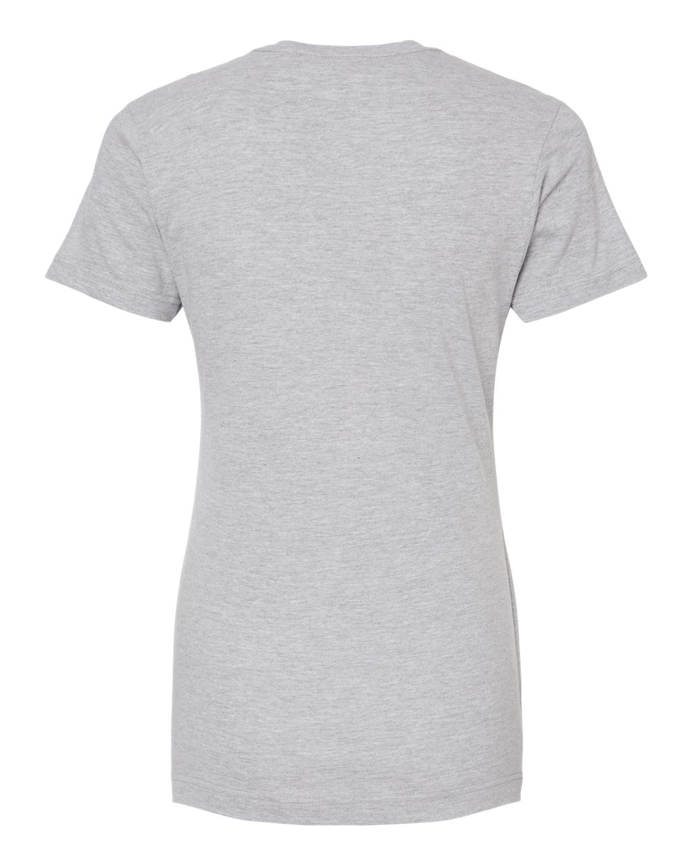 Women's Fine Jersey Classic Fit T-Shirt - Back - B20359103 - Heather Grey