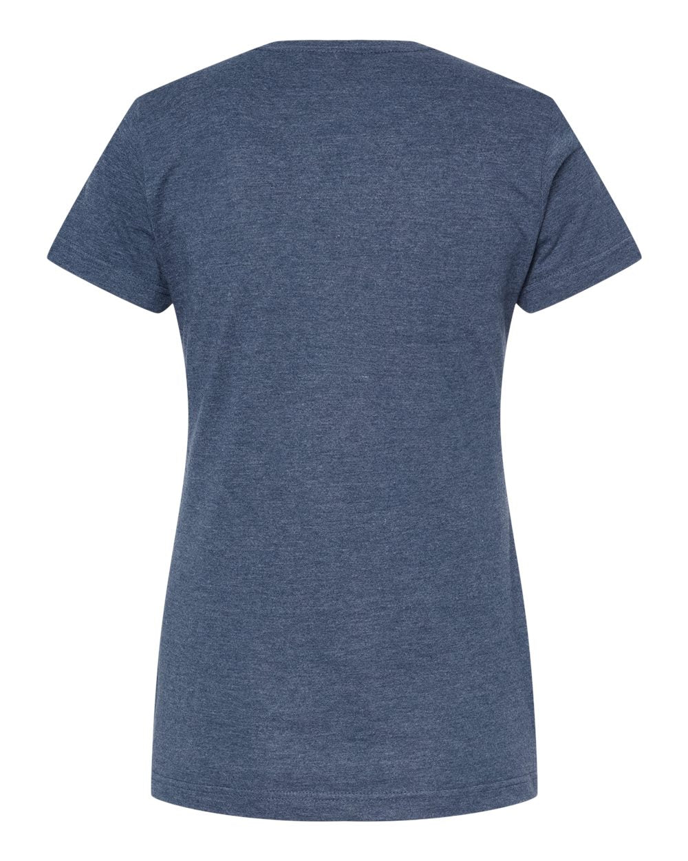 Women's Fine Jersey Classic Fit T-Shirt - Back - B20359253 - Heather Denim
