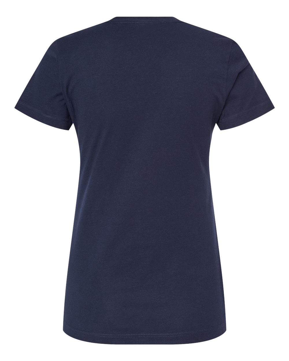 Women's Fine Jersey Classic Fit T-Shirt - Back - B20359653 - Navy