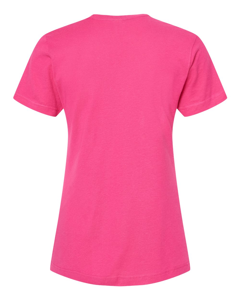 Women's Fine Jersey Classic Fit T-Shirt - Back - B20359693 - Fuchsia