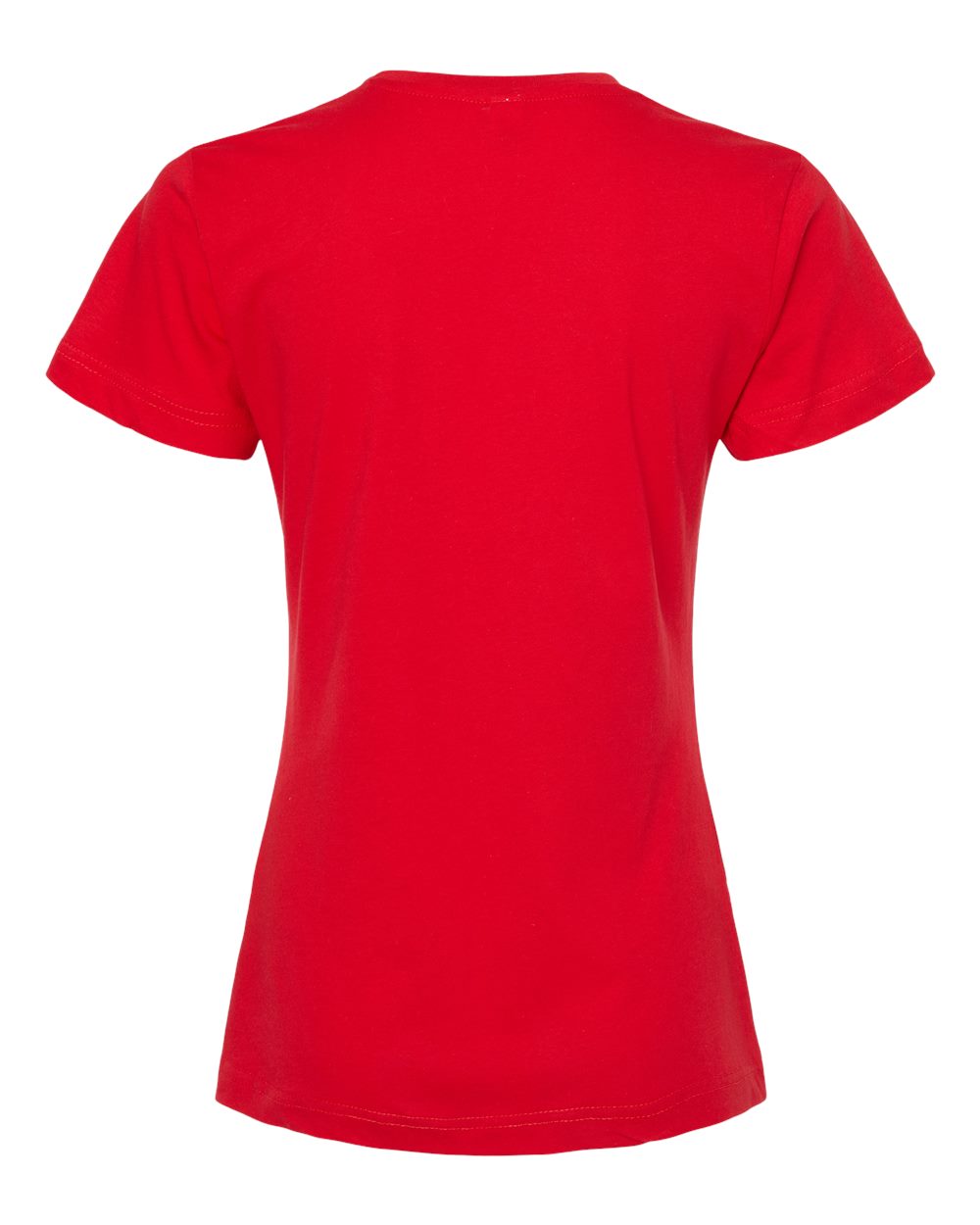 Women's Fine Jersey Classic Fit T-Shirt - Back - B20359703 - Red