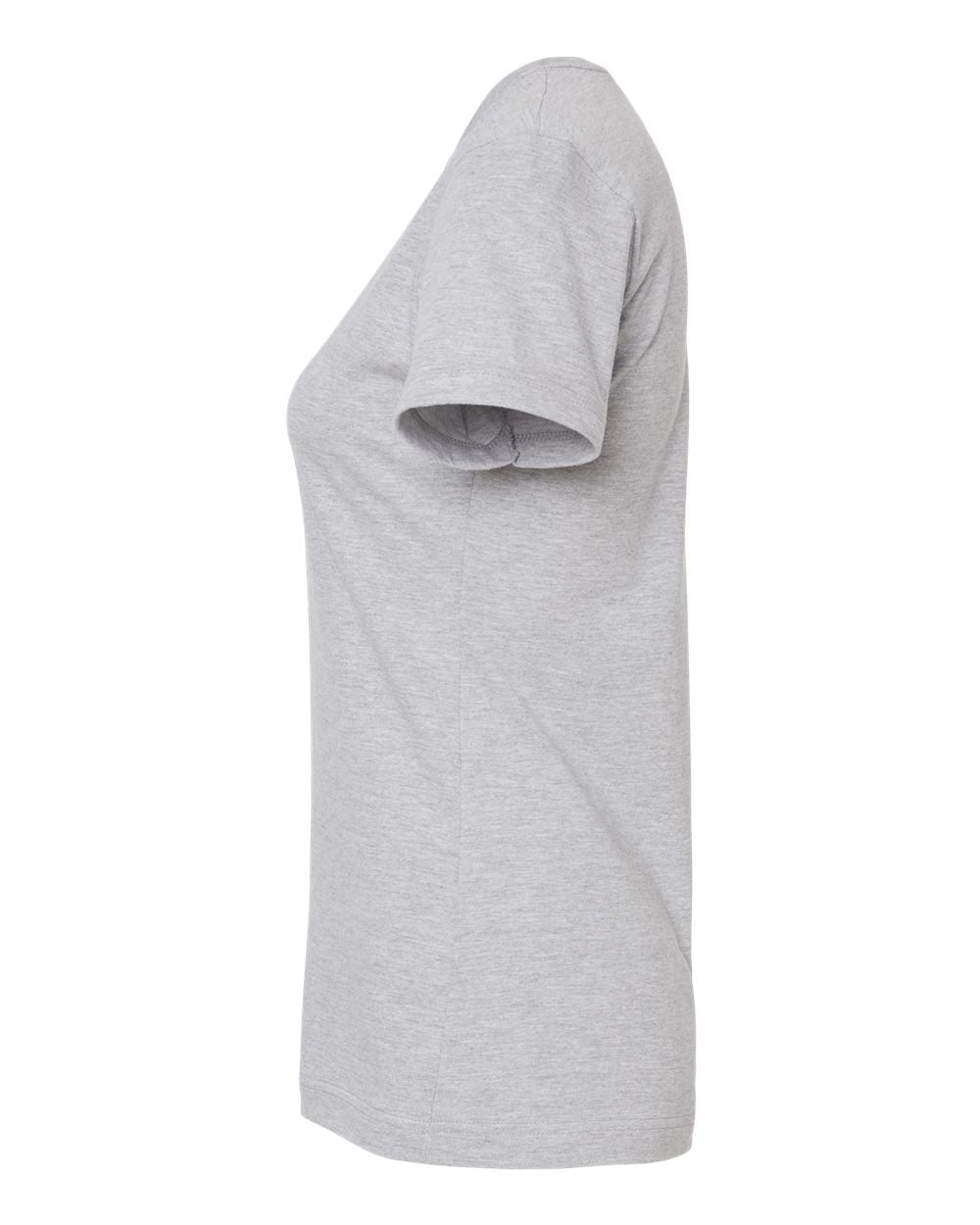Women's Fine Jersey Classic Fit T-Shirt - DirectSide - B20359103 - Heather Grey