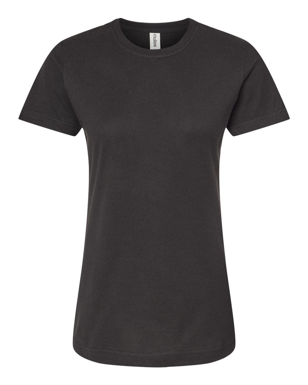 Women's Fine Jersey Classic Fit T-Shirt - Front - B20359503 - Black
