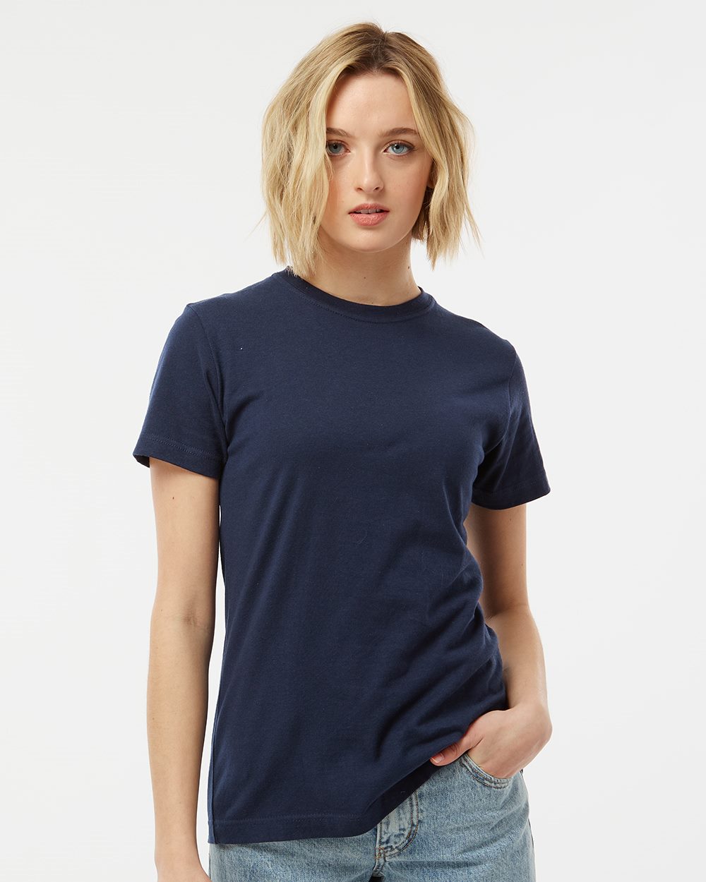 Women's Fine Jersey Classic Fit T-Shirt - styleImage