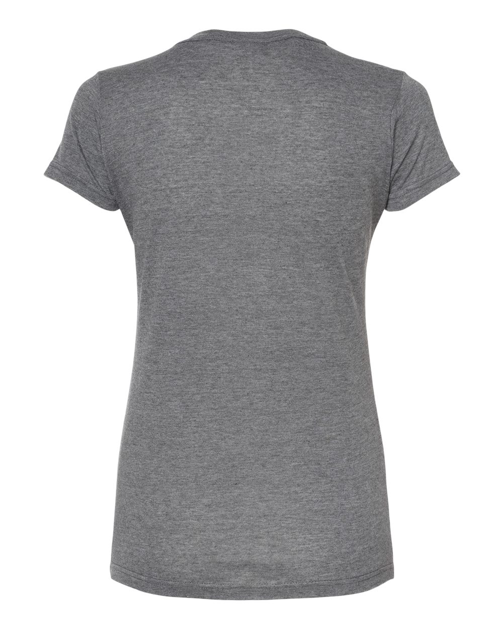Women's Poly-Rich T-Shirt - Back - B20559092 - Heather Charcoal
