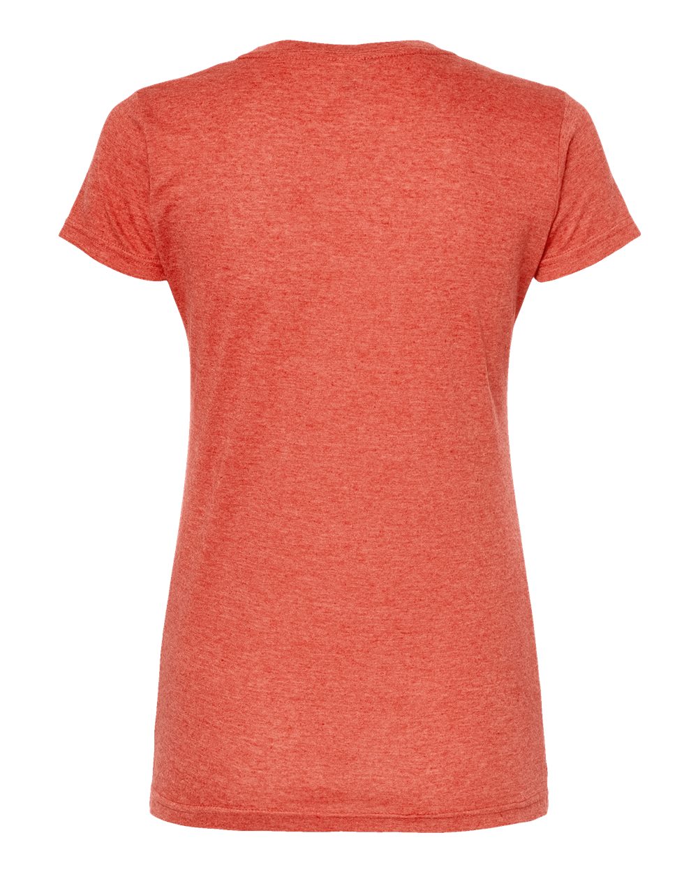 Women's Poly-Rich T-Shirt - Back - B20559142 - Heather Orange