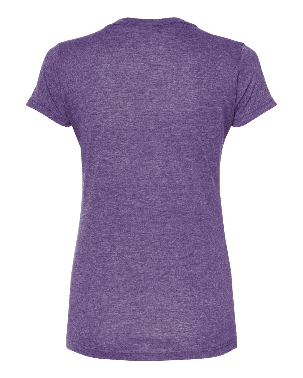 Women's Poly-Rich T-Shirt - Back - B20559672 - Heather Purple