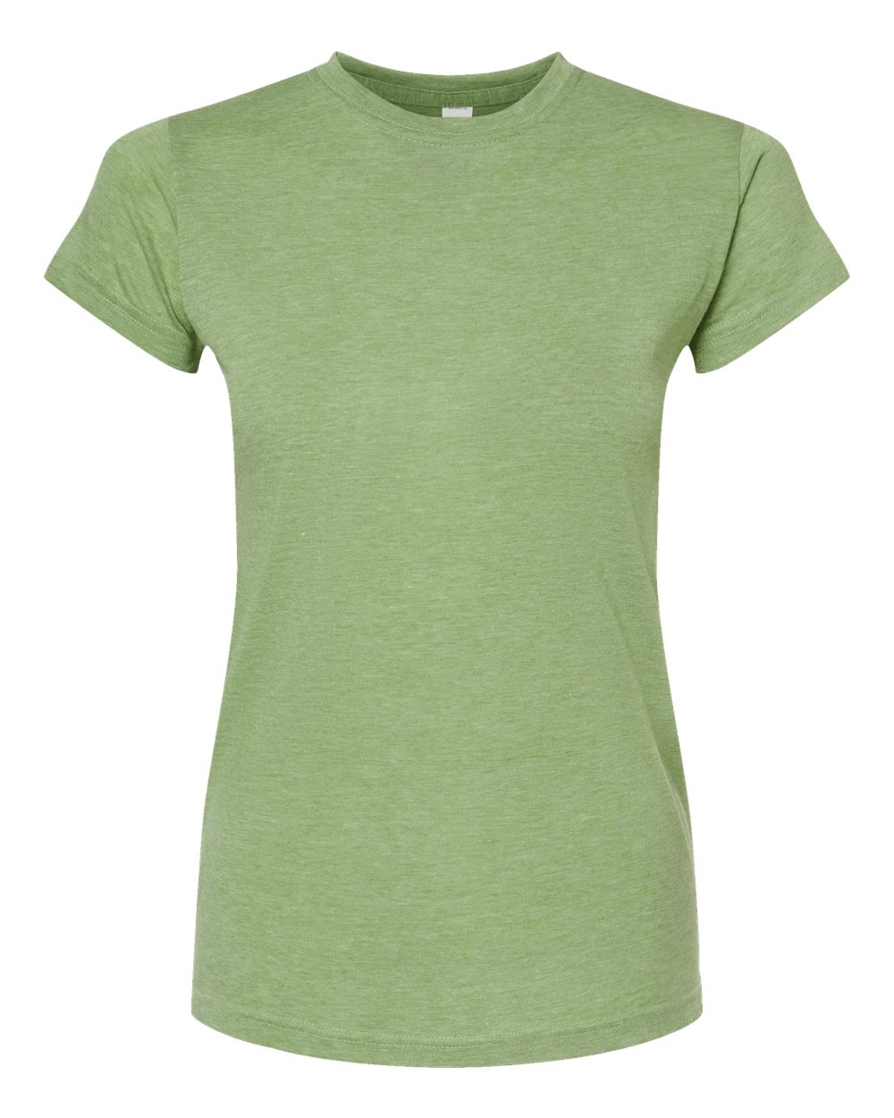 Women's Poly-Rich T-Shirt - Front - B20559172 - Heather Green