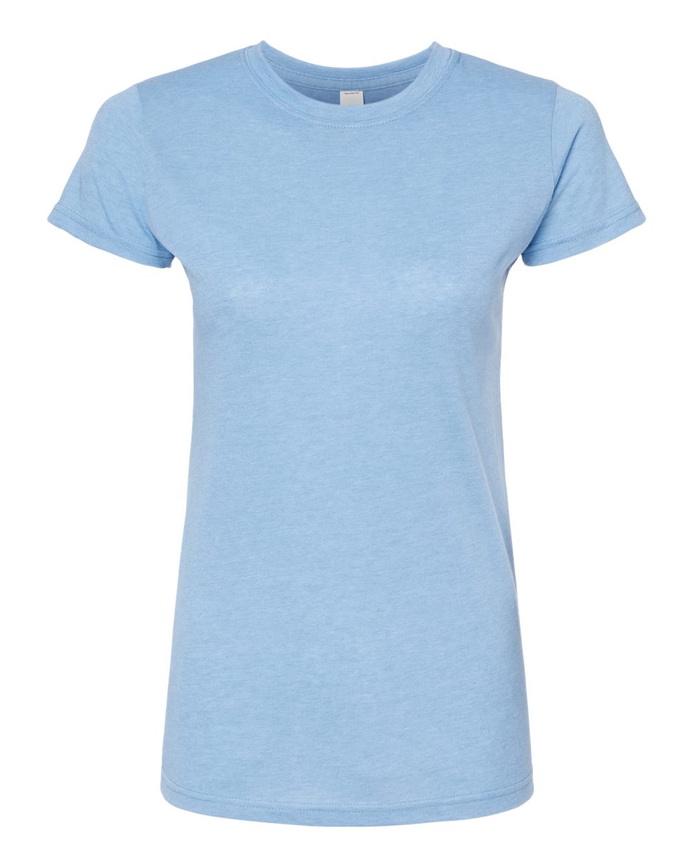 Women's Poly-Rich T-Shirt - Front - B20559252 - Heather Athletic Blue