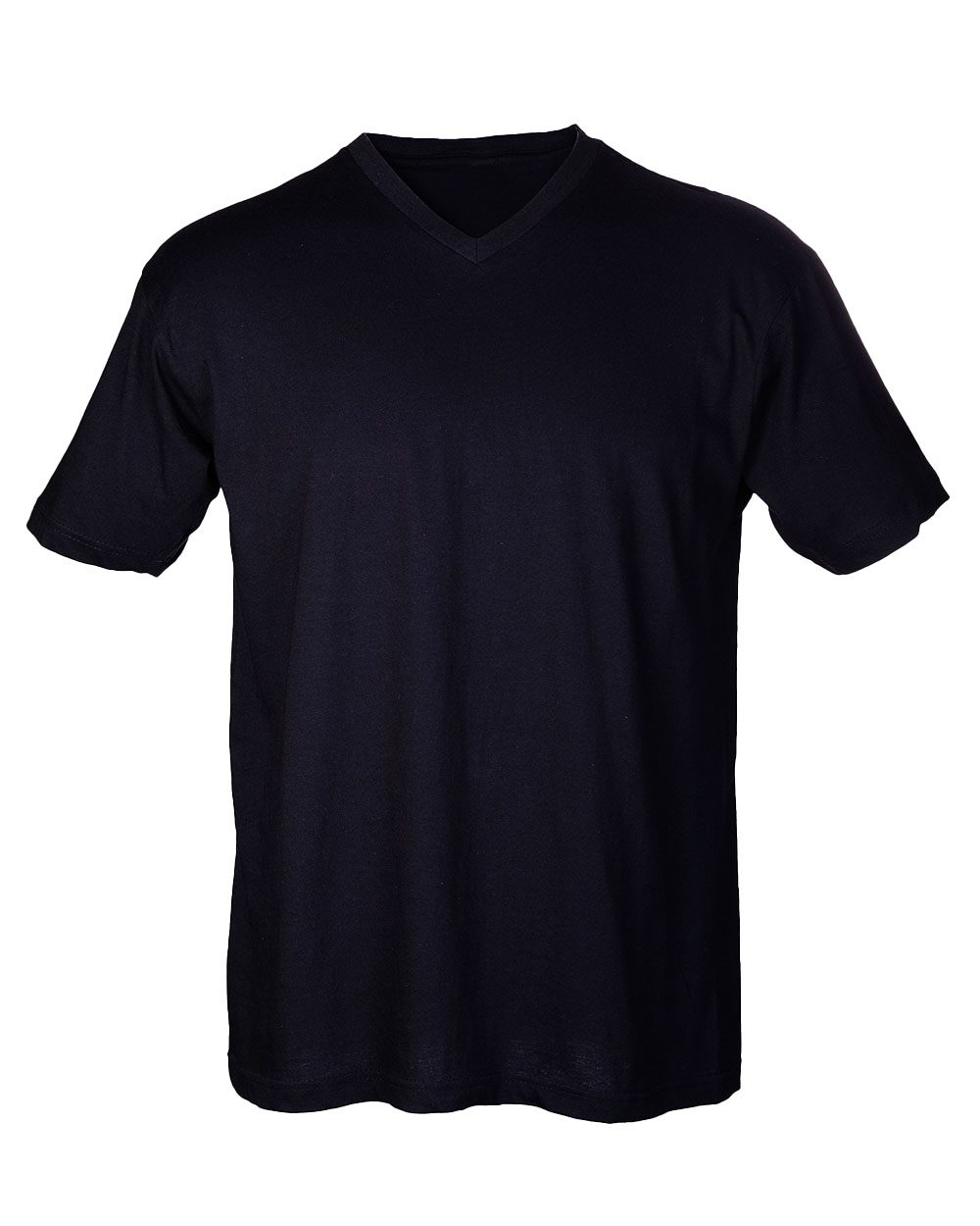 Men's Fine Jersey V-Neck T-Shirt - styleImage