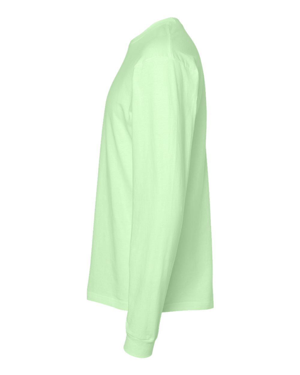 Unisex Heavyweight Jersey Long Sleeve T-Shirt - DirectSide - B31059173 - Neo Mint