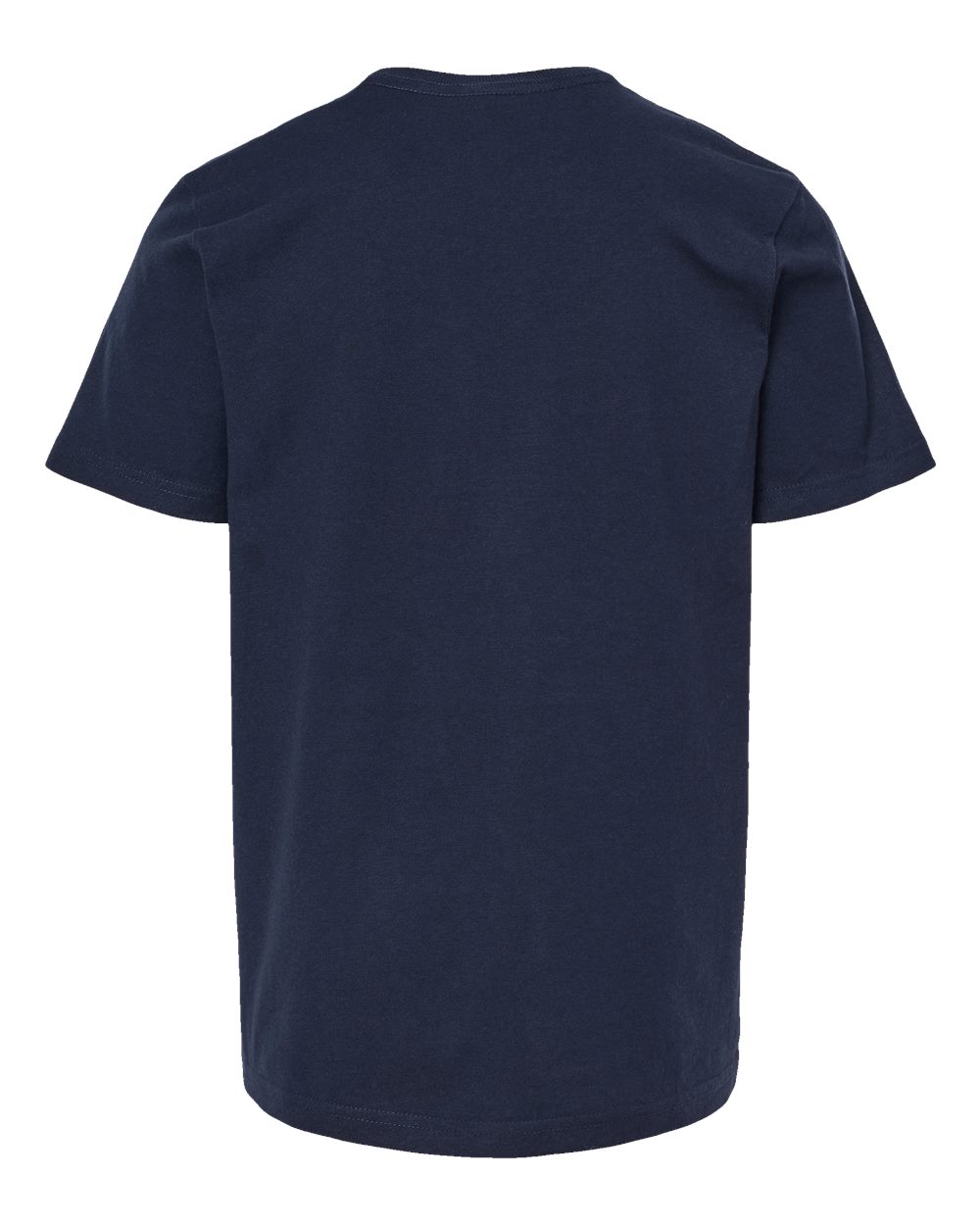 Youth Heavyweight Jersey T-Shirt - Back - B31259652 - Navy