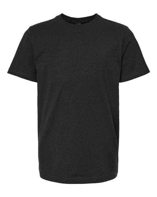 Youth Heavyweight Jersey T-Shirt - Front - B31259502 - Black